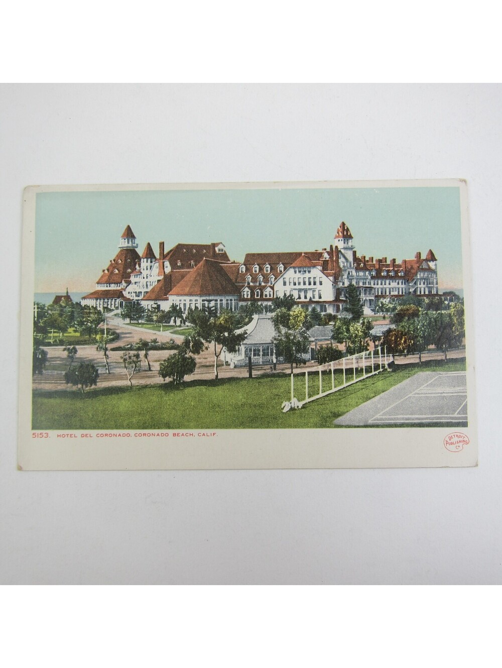 Postcard Hotel Del Coronado Beach California Antique Unposted RARE